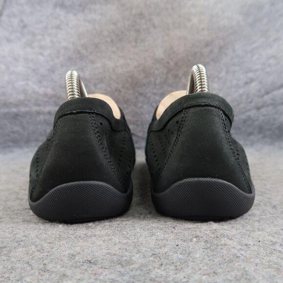 Abeo Shoes Womens 9 Flats Slip On Loafers Perforated Leather Comfort Classic Low - Picture 5 of 15